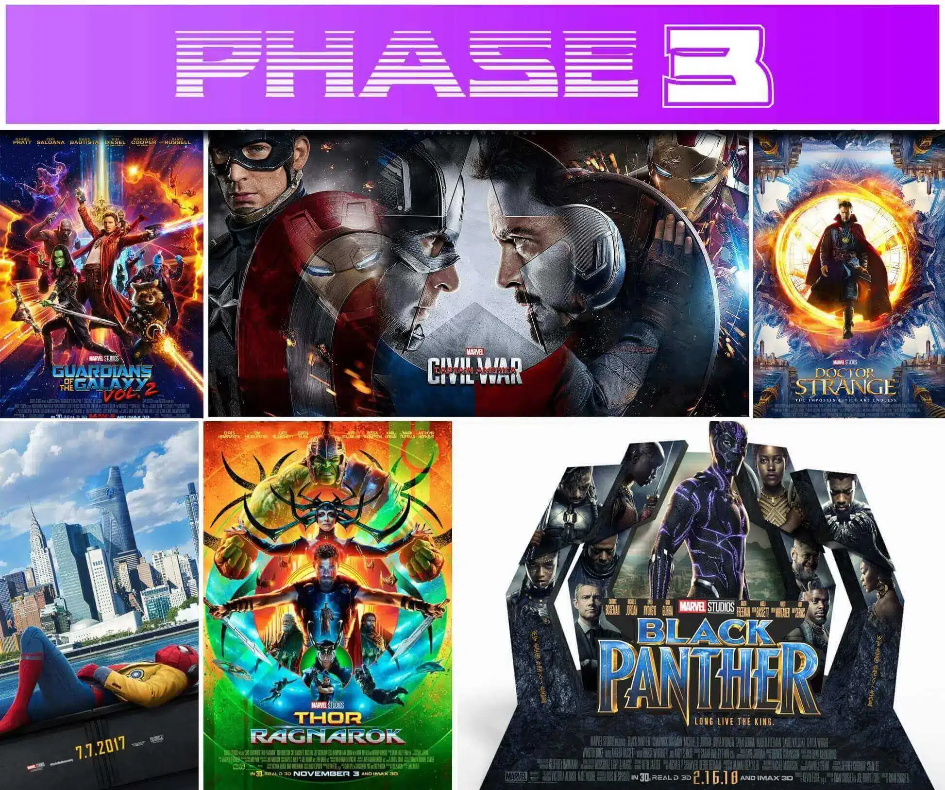سلسلة افلام MCU كاملة