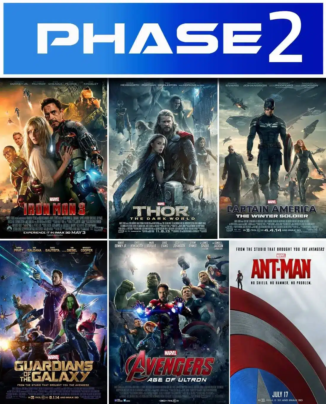 سلسلة افلام MCU كاملة